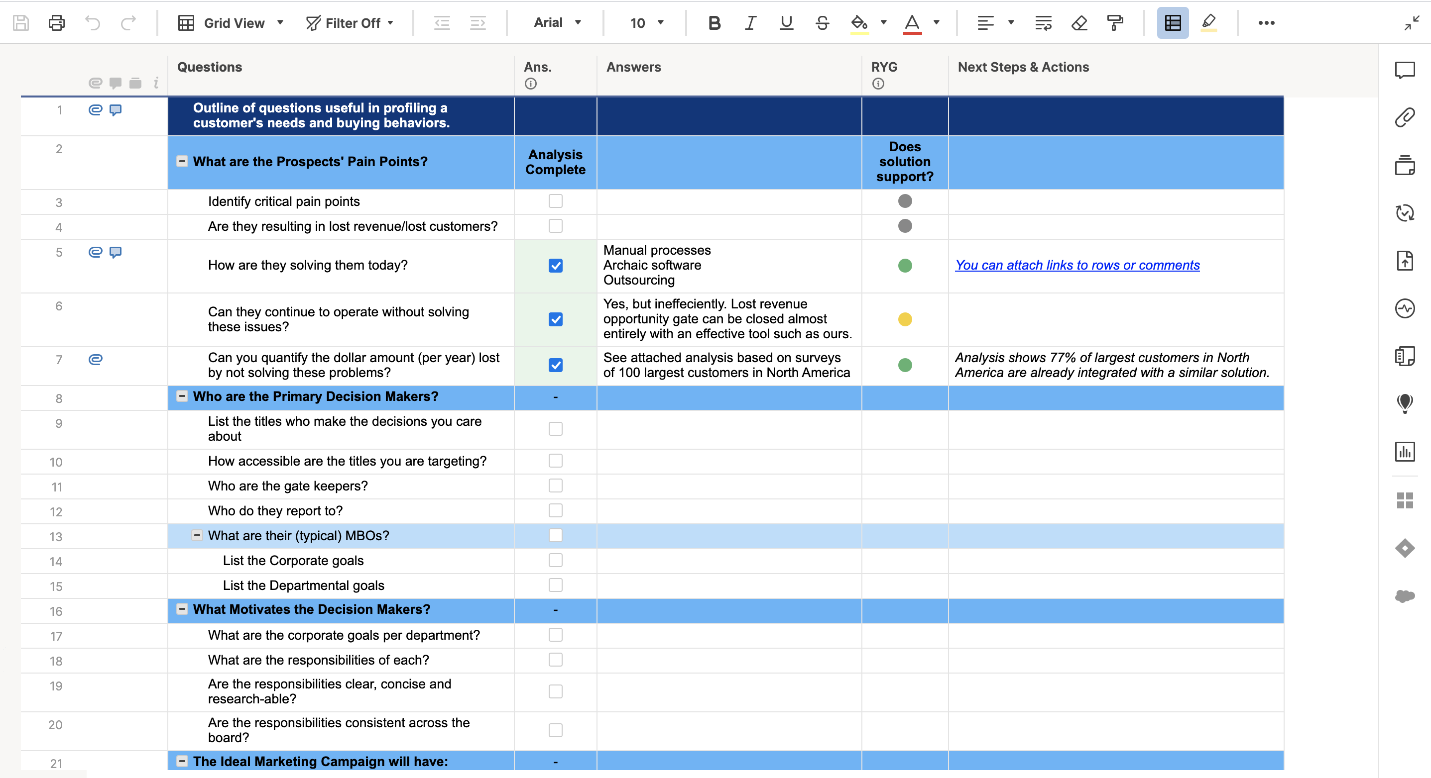 Customer Needs Analysis Template Google Docs Word Template Net My XXX   OpsCon Customer Needs Analysis 